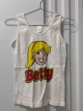 Vintage Betty Cooper Archie Comics tank top S